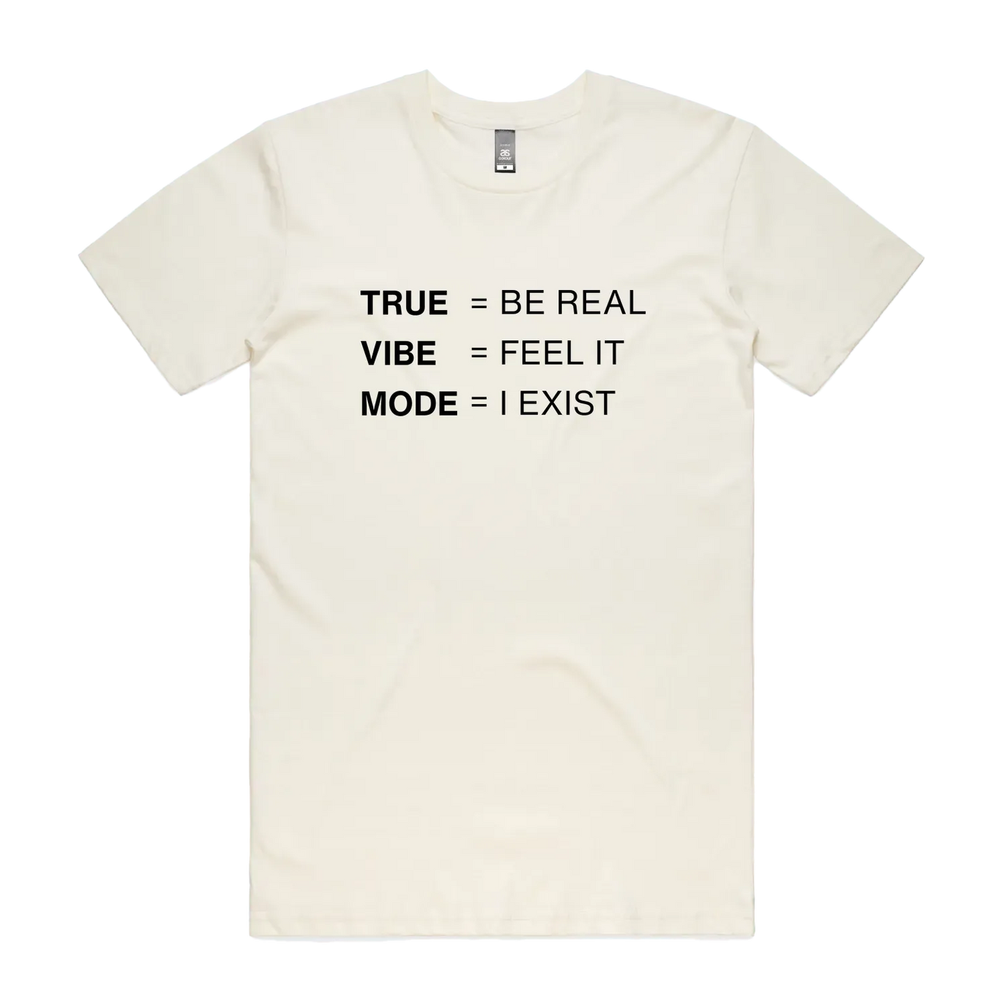 Natural front flat lay