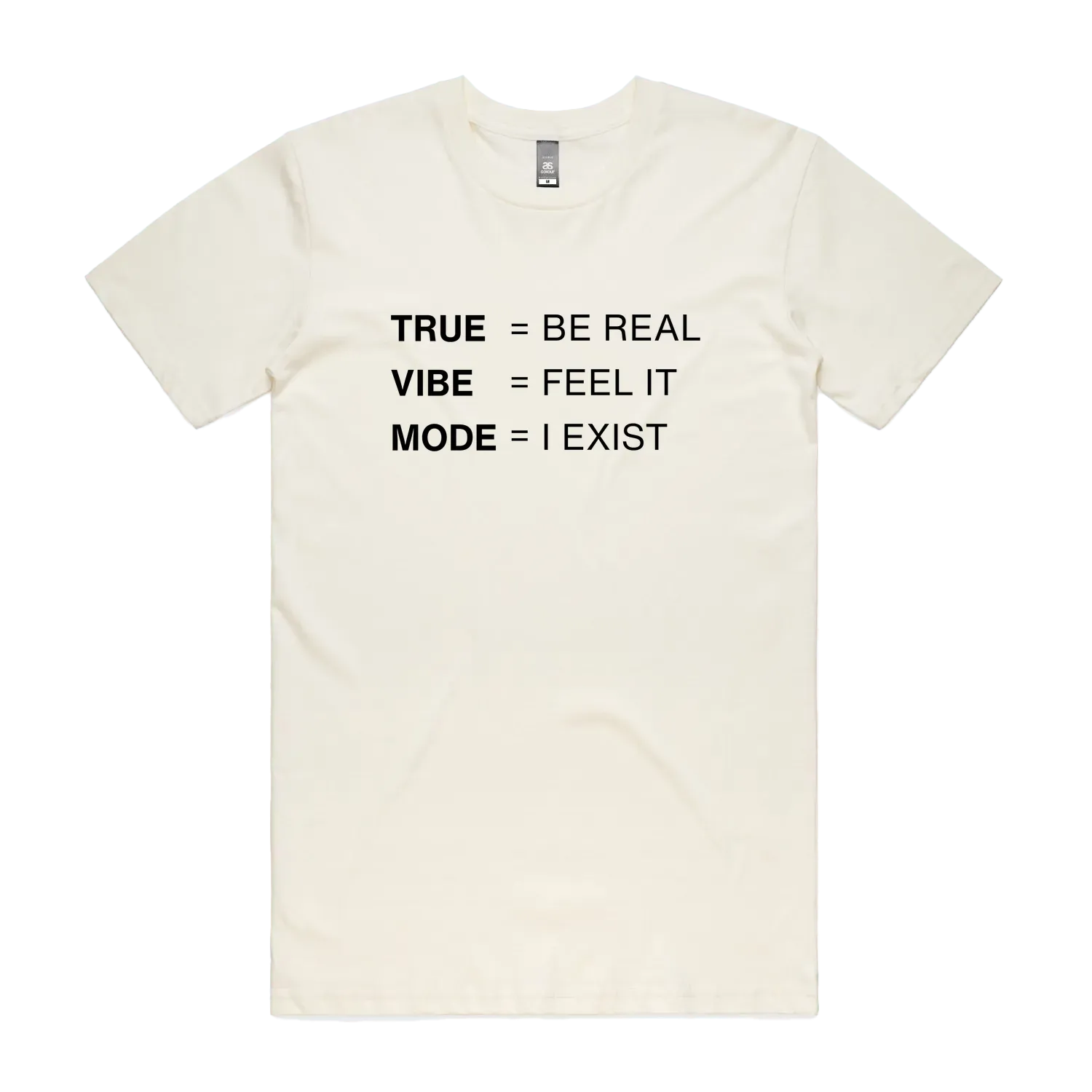 Natural front flat lay