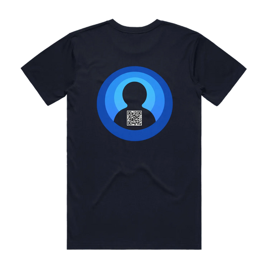 Staple Tee — Reset — Blue — (QR)