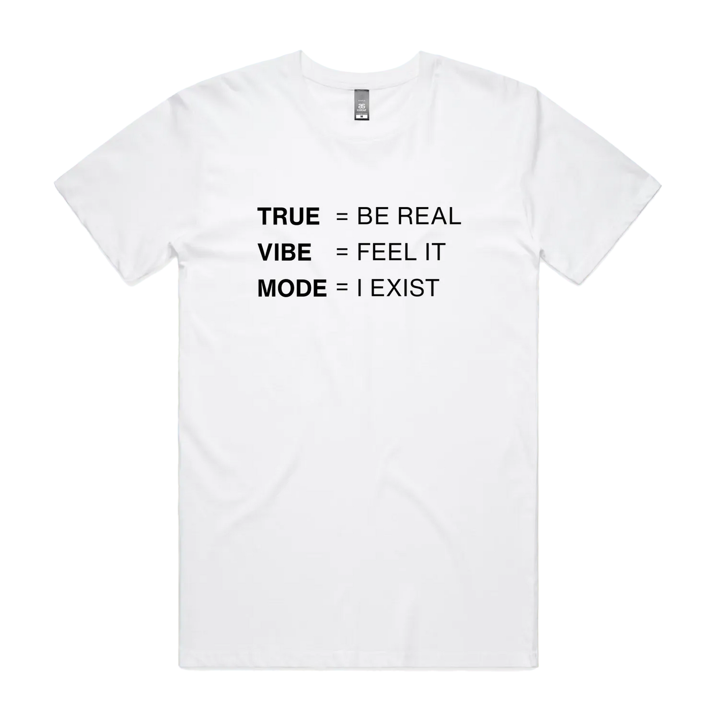 White front flat lay